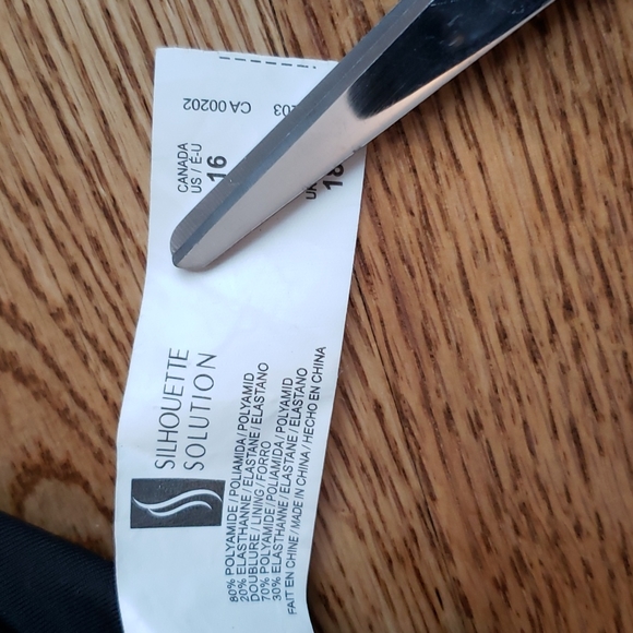 (16) NWT Silhouette Solutions Waist Minimizer One Piece Swimsuit Vacation Summer - Picture 5 of 11